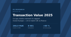 28. Transaction Value 2025 : ce que révèle vraiment le nouveau rapport Invest Europe — PE Research